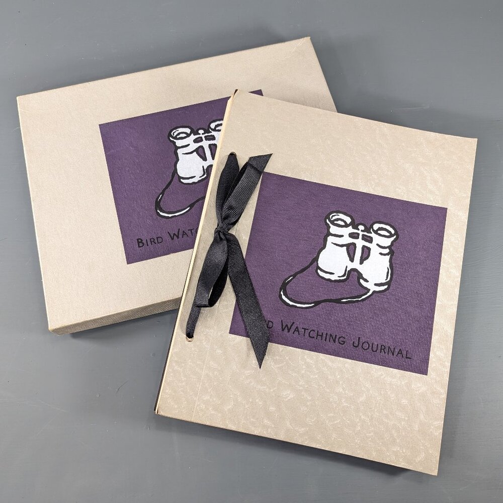 New Old Stock Birdwatching Journal in matching box